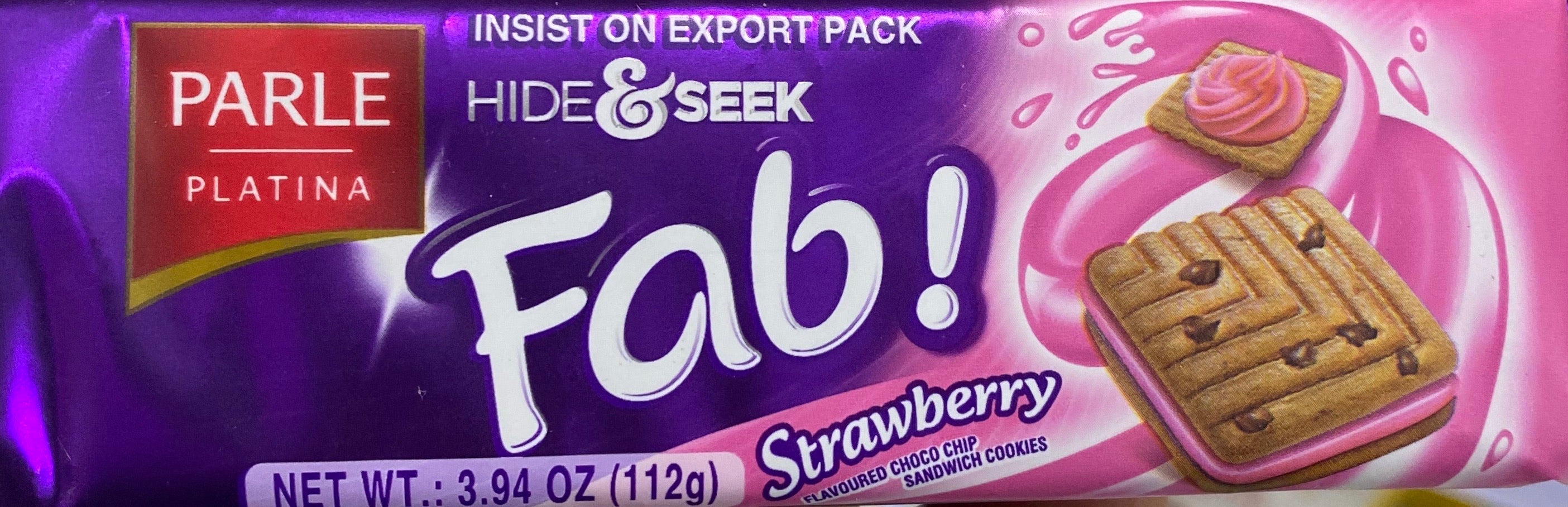 Parle hide & seek Fab Strawberry biscuits